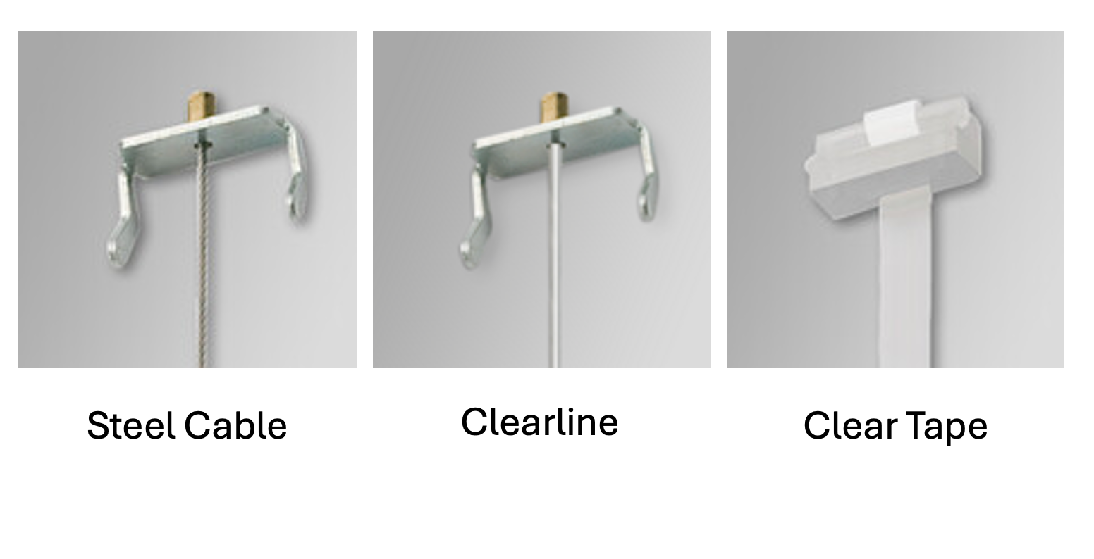 Chris-Wang 2Pack Ceiling Mount Gallery Large Picture/Billboard/Painting/Art Exhibition/Glass/Arcylic Board Display Kit Wire Disc Fittings Hanging System Hanger : Buy Online At Best Price In KSA - Souq Is Now