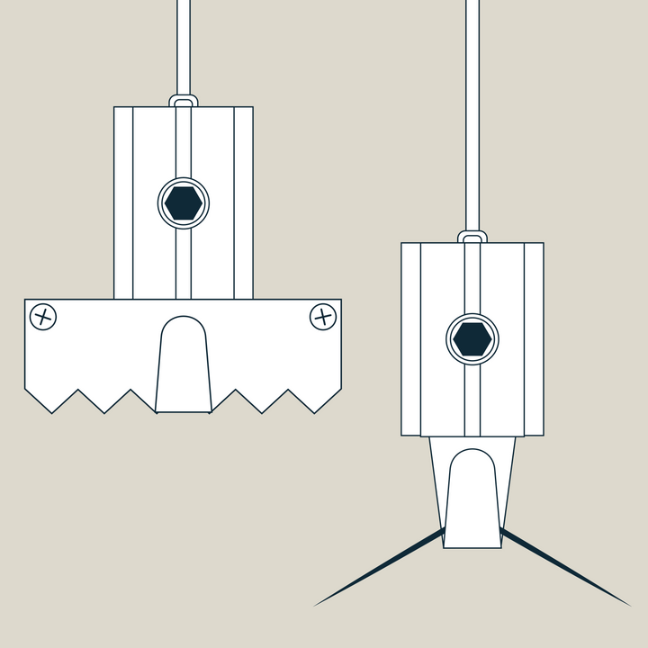 Complete Art Hanging Kit with Clearline Hangers for Original Gallery Wall Track