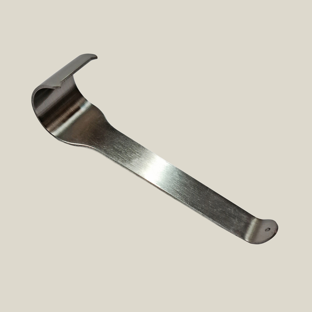 Picture rail hanger for art hanging, stainless steel, extra long