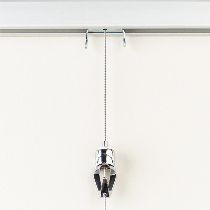 Complete Art Hanging Kit with Steel Cable Hangers for Original Gallery Wall Track