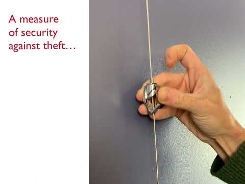 Pushbutton Security Hooks, 10-pack