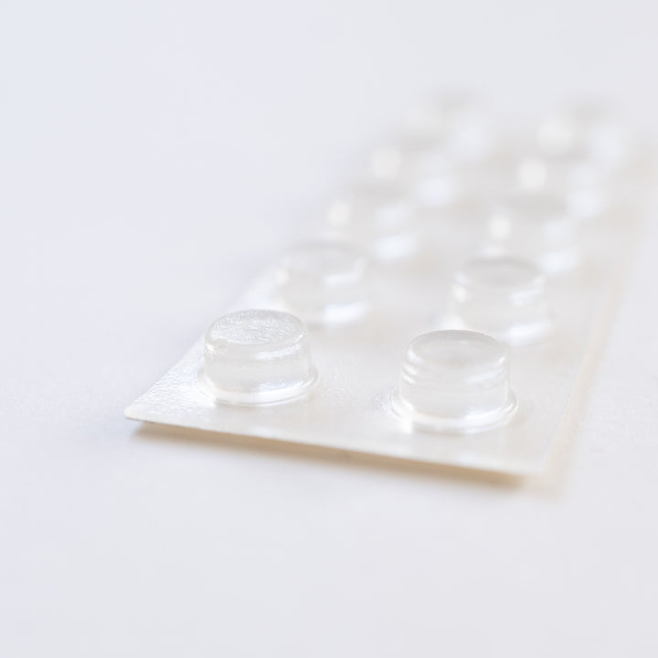 Clear Picture-Frame Bumpers, 10-pack