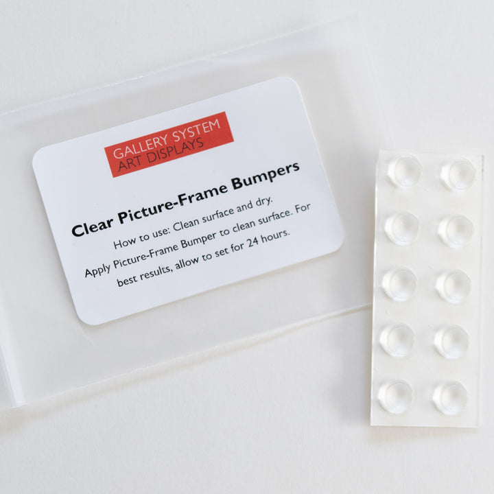 Clear Picture-Frame Bumpers, 10-pack