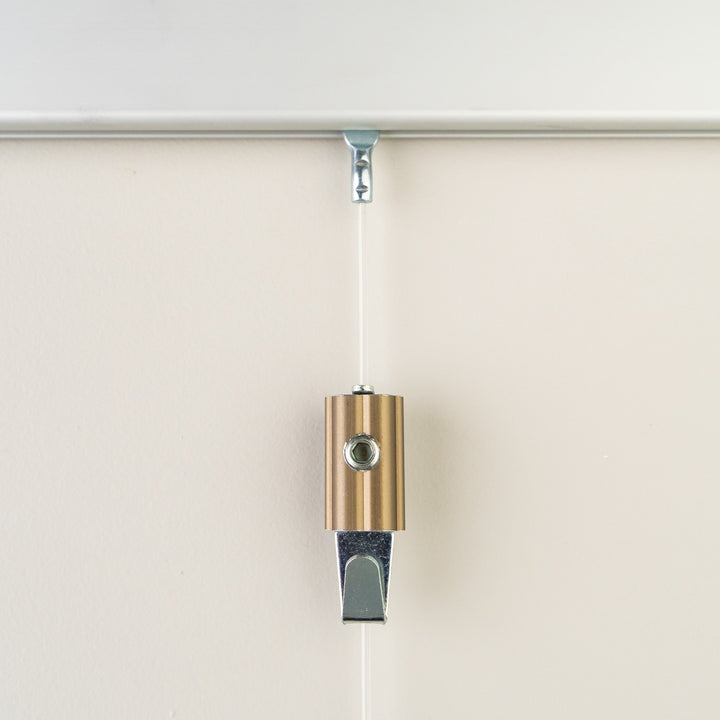 GalleryOne Clearline Hangers + Classic Mini-hooks (Allen key), 10 each