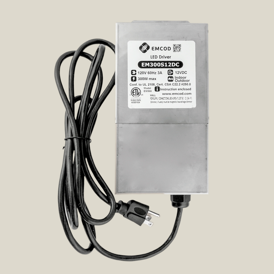 300-watt power supply for integrated art lighting option on Original Gallery System picture hanging systems 