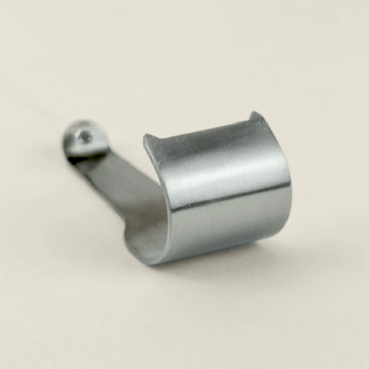 Stainless Steel Picture Rail Hangers, Standard Size, Clearline, 5-pack