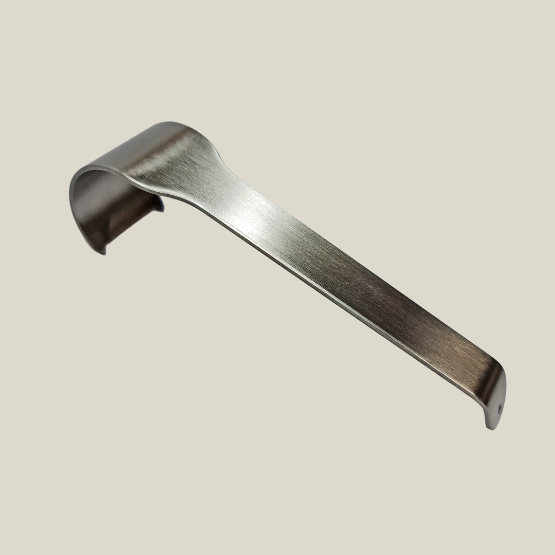 Picture rail hanger for art hanging, stainless steel, extra long
