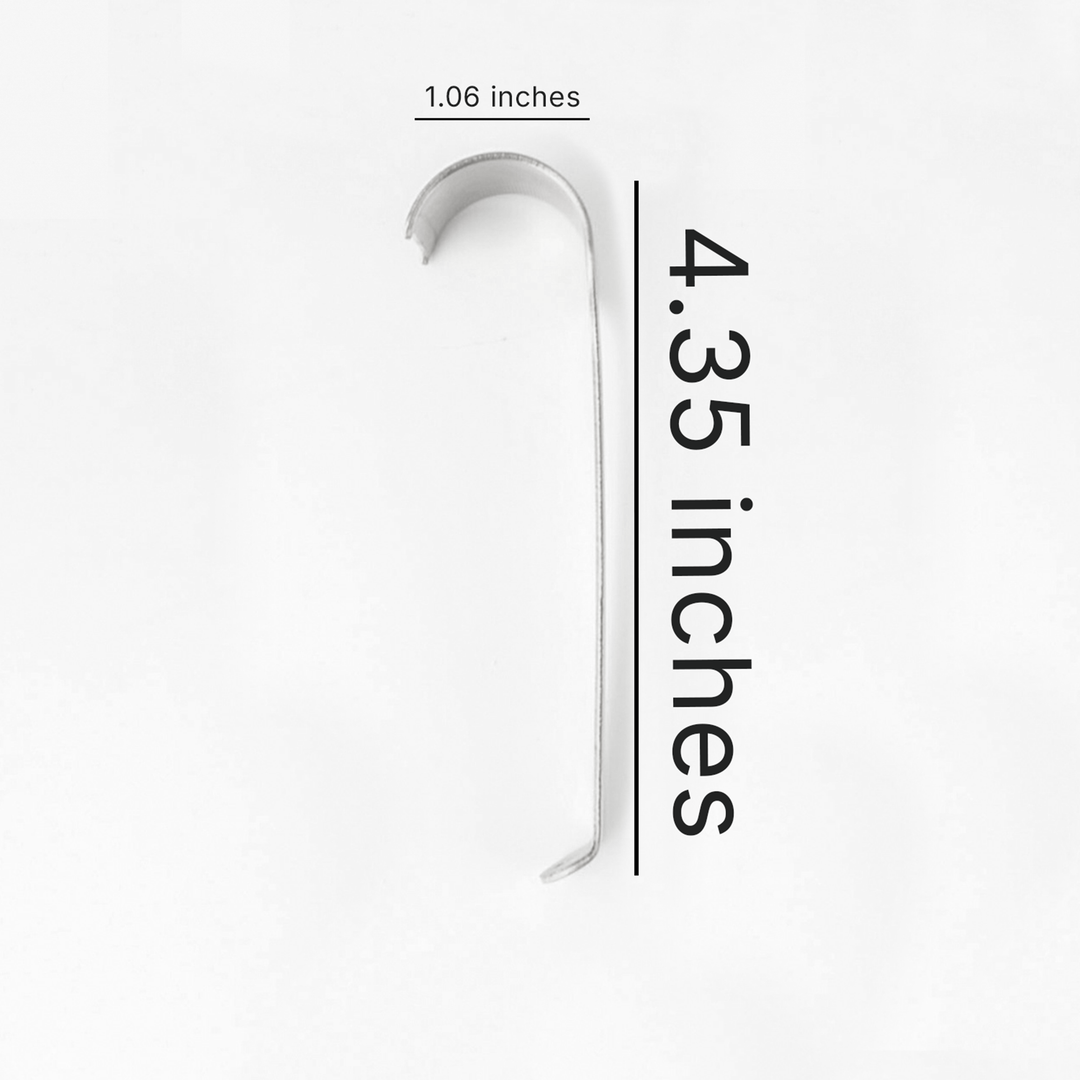 Stainless Steel Picture Rail Hangers, Extra-Long, Steel Cable, 5-pack
