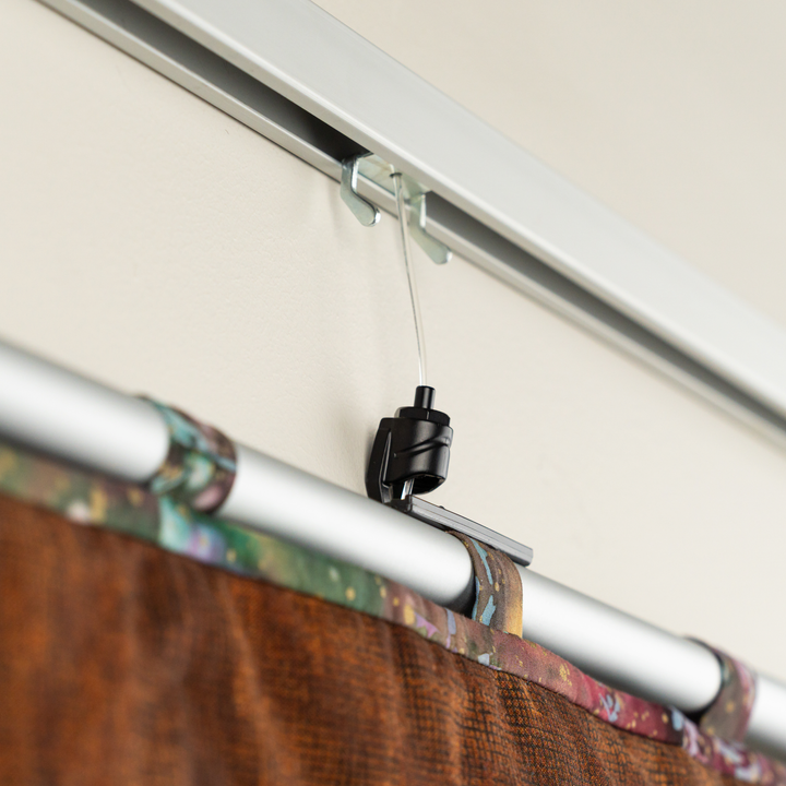 Quilt Hanging on Clearline Art Hanging System