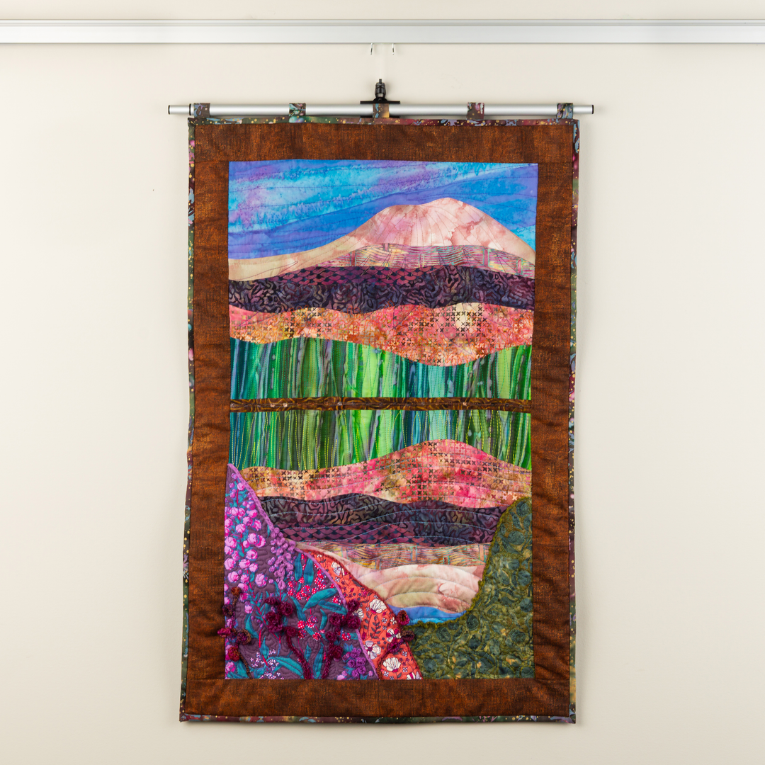 Adjustable Quilt Hanging System: Complete Wall Display Kit for Quilts Up to 35"