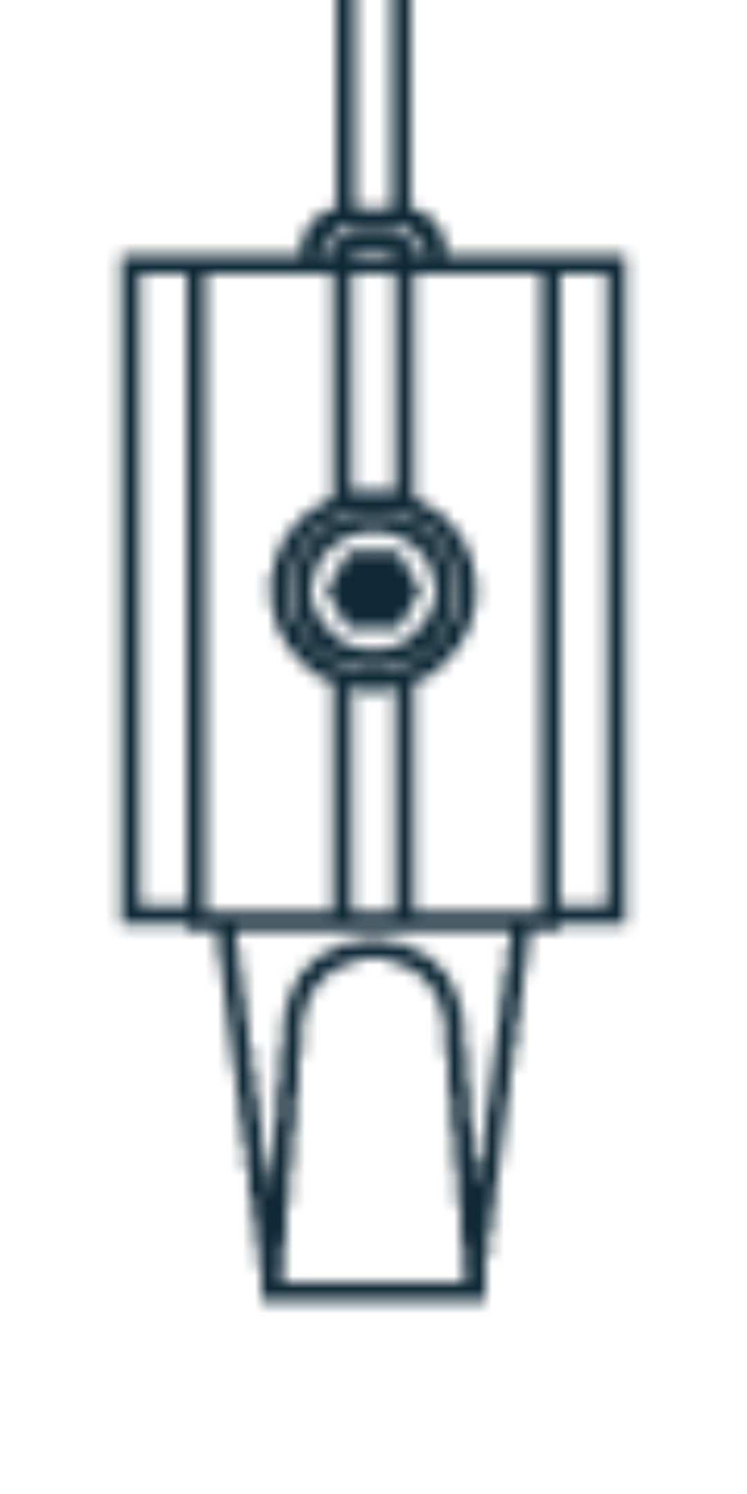 illustration of hook component of picture hanging system