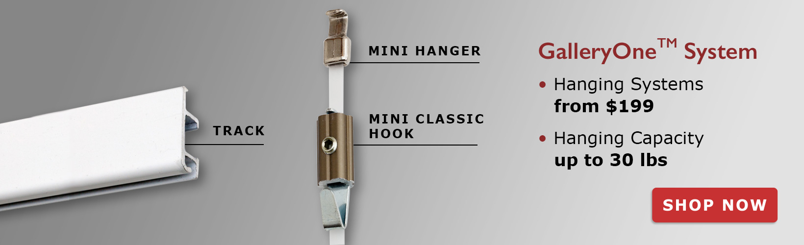 Clear Tape Picture Hanging System for Art Display