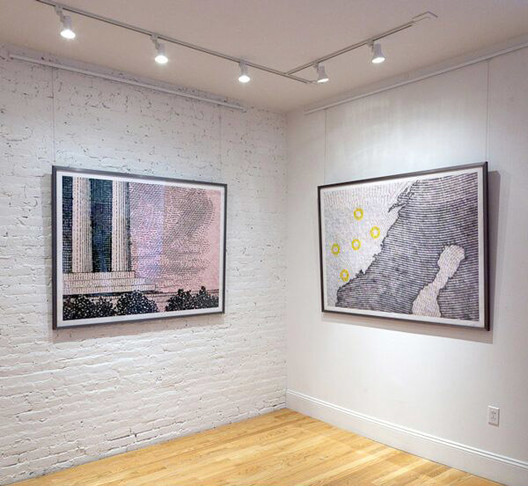 Art Hanging Systems with Integrated Lighting for Art Displays