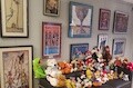 Gallery Wall Display of Posters and Prints in New York City apartment