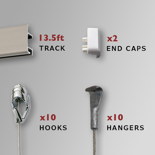 Art Gallery Hanging System Components - Steel Cable - GalleryOne