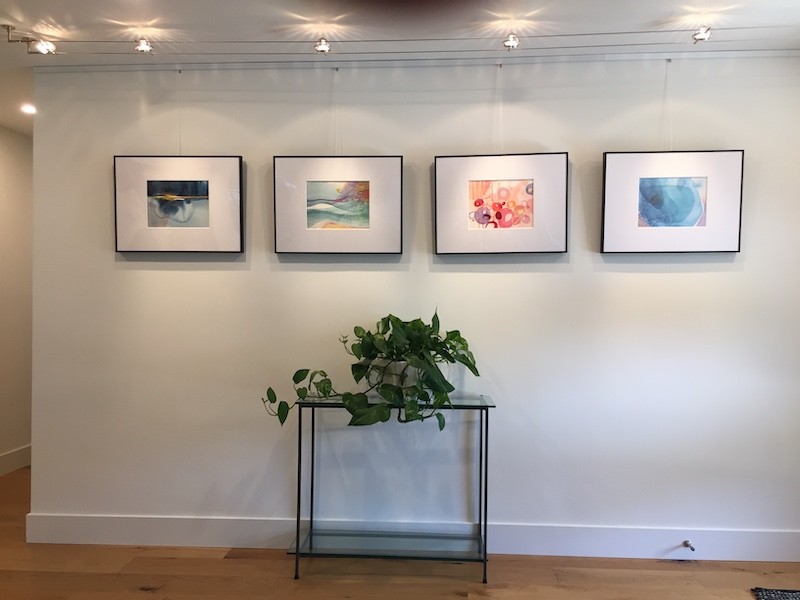 Home Art Displays Using Art Gallery Hanging System