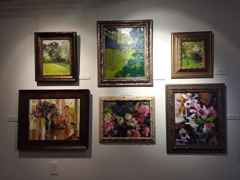 Picture Hanging on Art Gallery Hanging System