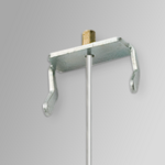 Clearline hanger for Original Gallery System art hanging system