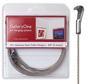 Aircraft Cable Hanging Systems Adjustable Cable Grippers For Art Displays